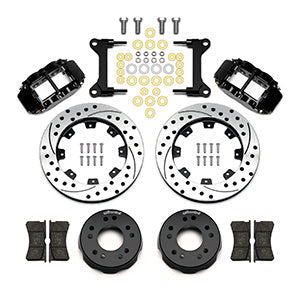 Wilwood Narrow Superlite 6R Front Kit 12.19in Drilled 63-87 C10 w/ Wilwood Pro Spindles