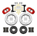 Wilwood Narrow Superlite 6R Front Kit 12.19in Drilled Red 63-87 C10 w/ Wilwood Pro Spindles-2