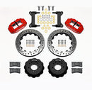 Wilwood Narrow Superlite 6R Front Hat Kit 13.06 Drilled Red 63-87 C10 w/ Wilwood Pro Spindles-2