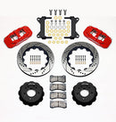 Wilwood AERO6 Front Hat Kit 14.00 Drilled Red 63-87 C10 w/ Wilwood Pro Spindles-2