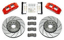 Wilwood SX6R Front Brake Kit 14in SRP Slotted/Drilled Red 05-13 Chevy Corvette-2
