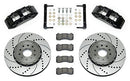 Wilwood SX6R Front Brake Kit 14in SRP Slotted/Drilled Black 05-13 Chevy Corvette-2