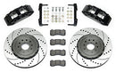Wilwood SX6R Front Brake Kit 15in SRP Slotted/Drilled Black 05-13 Chevy Corvette-2