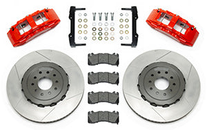 Wilwood SX6R Front Brake Kit 15in GT Slotted Red 05-13 Chevy Corvette