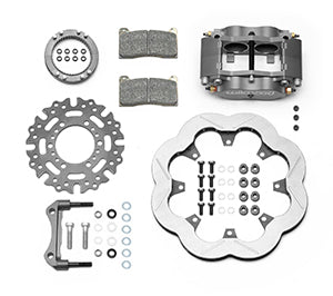Wilwood Billet Narrow Dynalite Radial Mount Rear Inboard Sprint Kit 11.75in SuperAlloy Vented Rotor
