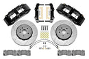 Wilwood SX6R Front Brake Kit 15in Lug Drive Slotted Black w/ Lines 10-14 Chevrolet Camaro SS-2