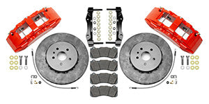 Wilwood SX6R WCCB Carbon-Ceramic 10-14 Chevy Camaro Front Big Brake Kit - Red