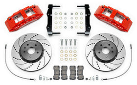 Wilwood SX6R Front Brake Kit 14in SRP Slotted/Drilled Red 16-19 Chevy Camaro SS - 0