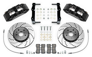 Wilwood SX6R Front Brake Kit 14in SRP Slotted/Drilled Black 16-19 Chevy Camaro SS