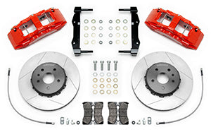 Wilwood SX6R Front Brake Kit 14in SRP Slotted Red 16-19 Chevy Camaro SS