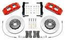 Wilwood SX6R Front Brake Kit 14in SRP Slotted Red 16-19 Chevy Camaro SS-2