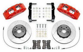 Wilwood SX6R Front Brake Kit 14in SRP Slotted Red 16-19 Chevy Camaro SS - 0