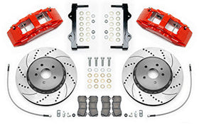 Wilwood SX6R Front Brake Kit 15in SRP Drilled/Slotted Rotor - Red - 0