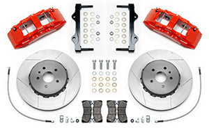 Wilwood SX6R Front Brake Kit 15in Lug Drive Red Rotor w/ Lines 16-19 Chevrolet Camaro