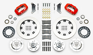 Wilwood Forged Dynalite Front Kit 12.19in Rotor 5x4.00in BC 65-72 Plymouth Dart / Duster - Red