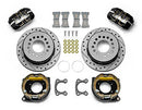 Wilwood Small Ford 11 in. Forged Dynapro Low-Profile Rear Parking Brake Kit (Drilled & Slotted)-2