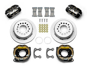 Wilwood Small Ford 11 in. Forged Dynapro Low-Profile Dust Seal Rear Parking Brake Kit - 0