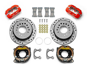Wilwood Dynapro Low-Profile 11.00in P-Brake Kit Dust Seal 2.36in Offset - Drilled Red
