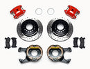 Wilwood D154 Rear 12.19in P-Brake Kit 2.75in-2.81in Offset - Red-2