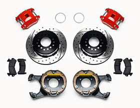 Wilwood D154 Rear 12.19in P-Brake Kit 2.75in-2.81in Offset - Red - 0