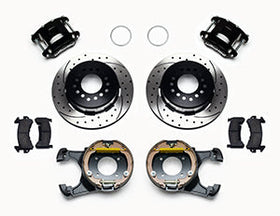 Wilwood D154 Rear 12.19in P-Brake Kit 2.75in-2.81in Offset - Black - 0