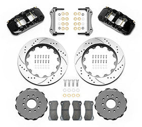 Wilwood AERO6 Front Big Brake Kit 14.00in Drilled Black Rotor - 97-13 Chevrolet Corvette C5/C6/Z06 - 0
