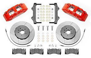 Wilwood SX6R Front Brake Kit 15in Slotted Red w/ Lines 14+ Chevy Corvette C7