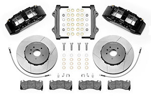 Wilwood SX6R Front Brake Kit 15in Slotted Black w/ Lines 14+ Chevy Corvette C7
