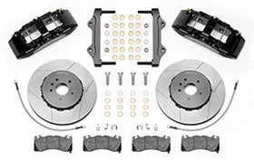 Wilwood SX6R Front Brake Kit 15in Slotted Black w/ Lines 14+ Chevy Corvette C7 - 0