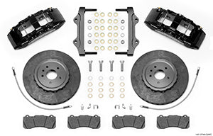 Wilwood Sx6R WCCB Carbon-Ceramic 2014-2019 C7 Corvette All Front Big Brake Kit - Black