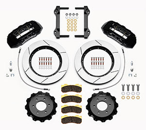 Wilwood 17-19 Ford F150 Raptor TX6R Front Kit 15.50in Rotor w/ Lines - Black