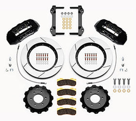 Wilwood 17-19 Ford F150 Raptor TX6R Front Kit 15.50in Rotor w/ Lines - Black - 0