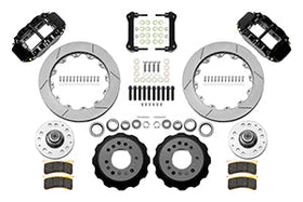 Wilwood Narrow Superlite 6R Front Big Brake Kit 12.88in GT Competition Series Rotor - Black - 0