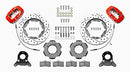 Wilwood Dynalite Front Big Brake Kit 11.00in SRP Drilled & Slotted Rotors - Red-2