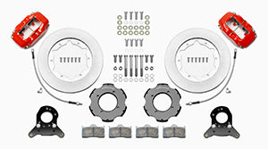 Wilwood Dynalite Front Big Brake Kit 11.00in ULHP-30 Vane Plain Face Rotors - Red