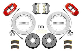 Wilwood Superlite 4R Rear Brake Kit 14.00 Red 2018-Up Jeep JL w/Lines - 0