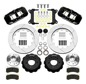 Wilwood Forged Narrow Superlite 6R Front Big Brake Kit 14.00in Rotors 67-86 C1500 - Black - 0