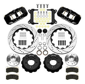 WILWOOD AERO6 Front Hub Kit,14.00,Drilled WWE Iron Pro Spindle GM 88-98 C10 5x4. - 0