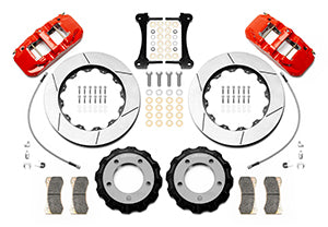 Wilwood AERO6 Front Brake Kit Red 14.25in 2016-2018 Toyota Land Cruiser (J200) w/ Lines