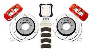 Wilwood AERO6 Rear Brake Kit 14.5in 2016-2018 Toyota Land Cruiser (J200) w/ Lines - Red