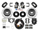 Wilwood Forged Dynalite Rear Electronic Parking Brake Kit -Black Powder Coat Caliper - SRP D/S Rotor-2