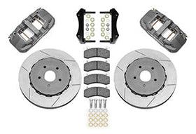 Wilwood Aero4R/ST Front Big Brake Kit 14in Black Anodize 97-13 Chevrolet Corvette C5/C6 - 0