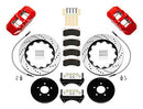 Wilwood AERO6 Front Brake Kit 14.00 Drilled & Slotted 94-04 Ford Mustang Cobra Red w/Lines-2