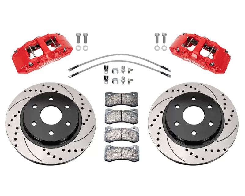 Wilwood Drilled & Slotted Aero6-DM Front Brake Kit Ford F-150 | Raptor 2017-2020 - 0