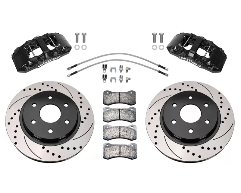 Wilwood Drilled & Slotted Aero6-DM Front Brake Kit Ford F-150 | Raptor 2017-2020