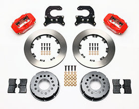 Wilwood Forged Dynalite P/S Rear Kit Red Chev 12 Bolt w C-Clips - 0
