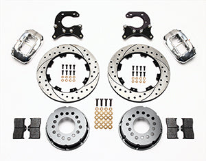 Wilwood Forged Dynalite P/S Rear Kit Drilled Polished Big Ford 2.54in Offset