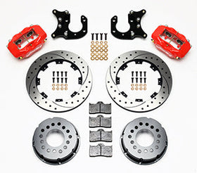 Wilwood Forged Dynalite P/S Rear Kit Drilled Red Big Ford 2.36in Offset - 0