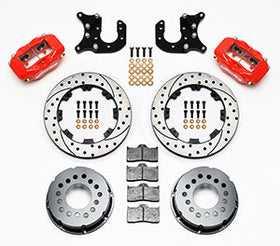 Wilwood Forged Dynalite P/S Rear Kit Drilled Red Mopar-Dana 2.72in Offset - 0