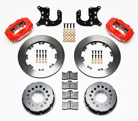 Wilwood Forged Dynalite P/S Rear Kit Red Mopar-Dana 2.72in Offset - 0